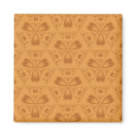 Orange Autumn Hearts Magnet