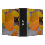 Orange Autumn Leaf binders