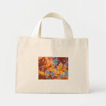 Orange Autumn Tree Leaves Tote Bag Cloth