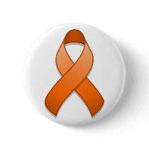 Orange Awareness Ribbon Button by jamieco Orange Awareness Ribbon Button