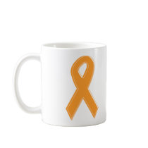Orange Awareness Ribbon mugs by bbdesignsco Orange Awareness Ribbon mugs