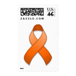 Orange Awareness Ribbon Postage postage