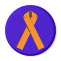 Orange Awareness Ribbon Products magnets by AwarenessRibbons Orange Awareness Ribbon Products magnets