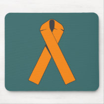 Orange Awareness Ribbon Products mousepads by AwarenessRibbons Orange Awareness Ribbon Products mousepads