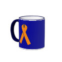 Orange Awareness Ribbon Products mugs by AwarenessRibbons Orange Awareness Ribbon Products mugs
