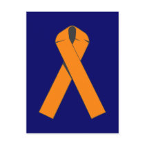 Orange Awareness Ribbon Products postcards by AwarenessRibbons Orange Awareness Ribbon Products postcards