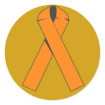 Orange Awareness Ribbon Products stickers