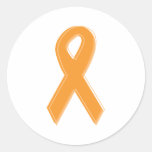 Orange Awareness Ribbon Sticker