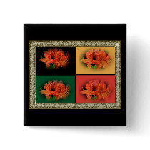 Orange Azaleas Pin