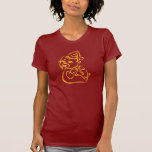Orange baby outline tees