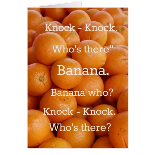 knock knock banana shirt