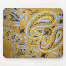 Orange Bandanna Mousepad