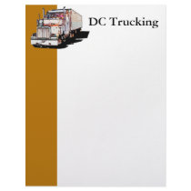 Orange Bar Trucking letterhead