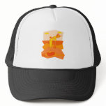 Orange baseball hat