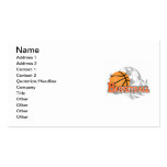 Orange Basketball T-shirts and Gifts Business Card Template