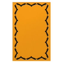 Orange Bat Stationery