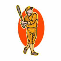 Orange Batter Photo Cut Outs