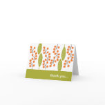 Orange Berries Custom Thank You Cards