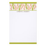 Orange Berries Personalized Stationery