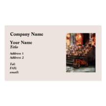 Orange Bicycle by Brownstone Business Card