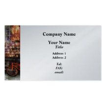 Orange Bicycle by Brownstone Business Card Templates