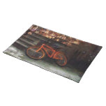 Orange Bicycle by Brownstone Placemat