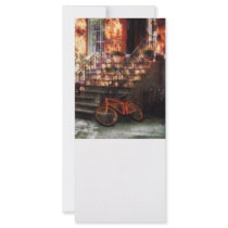 Orange Bicycle by Brownstone Full Color Rack Card