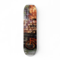 Orange Bicycle by Brownstone Skateboard Deck