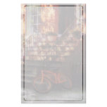 Orange Bicycle by Brownstone Customized Stationery