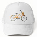 Orange Bicycle hats