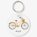 Orange Bicycle keychains