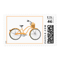 Orange Bicycle postage by trennea Orange Bicycle postage