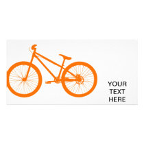 Orange Bike Photo Card