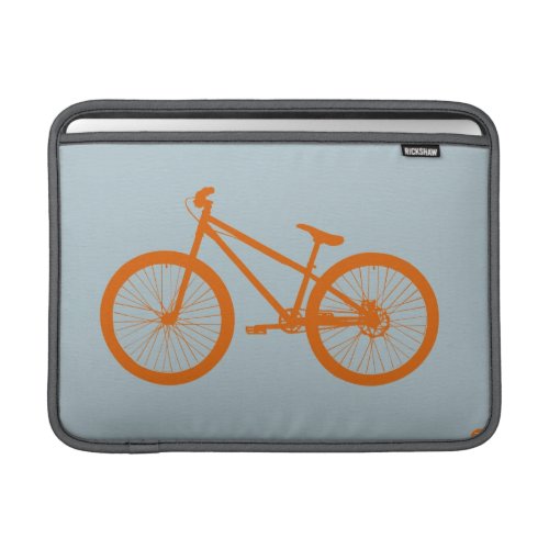 Orange Bike Sleeve For Macbook Air