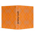 Orange Binder binder