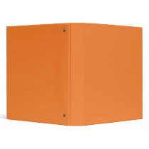 Orange Vinyl Binder