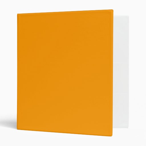 Orange binder Zazzle