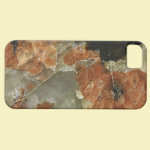 Orange, Black and Clear Quartz iPhone 5 Case