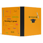 Orange & Black Binder