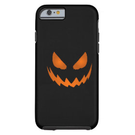 Orange & Black Jack-O-Lantern iPhone 6 case