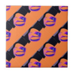 Orange Black Texture tiles