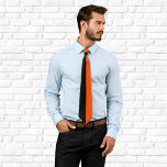 Orange & Black Tie