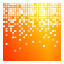 Orange Blocks posters
