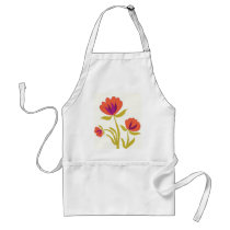 Orange blooms aprons