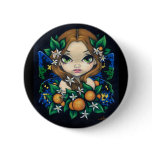 "Orange Blossom Fairy" Button
