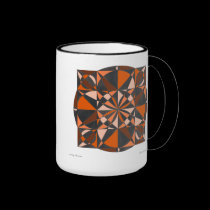 Orange Blossom Mandala Mug mugs