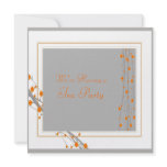 Orange Blossom-mothers day Custom Invites