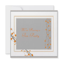 Orange Blossom-mothers day Custom Invites