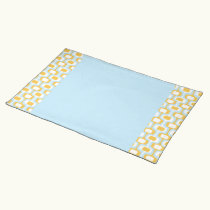 Orange/Blue Pattern Placemat placemats