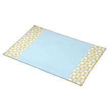 Orange/Blue Pattern Placemat